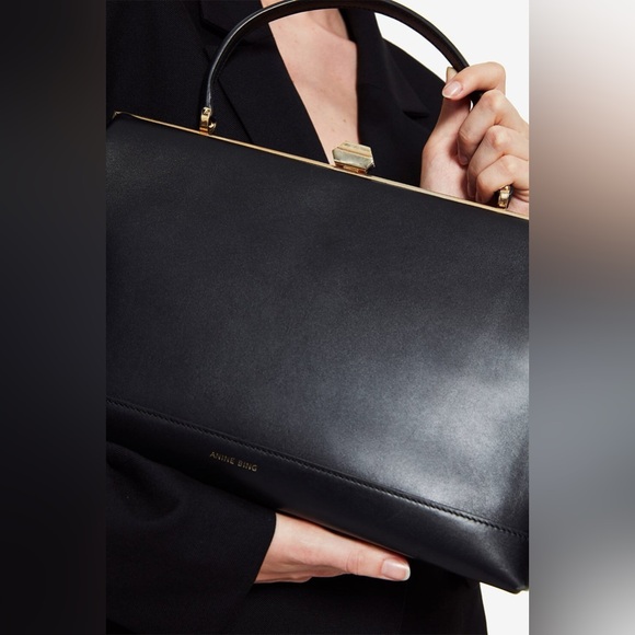 Anine Bing Black Leather Elly bag - Picture 3 of 16